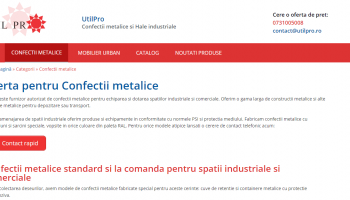 utilpro.ro 11 utilpro.ro - Confectii metalice